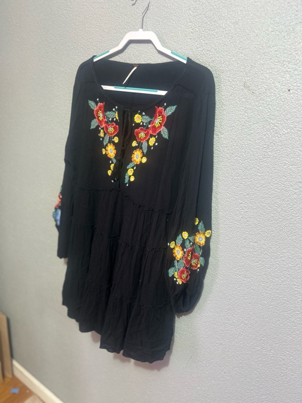 Free People Spell on You Embroidered Mini dress xs - Picture 5 of 10